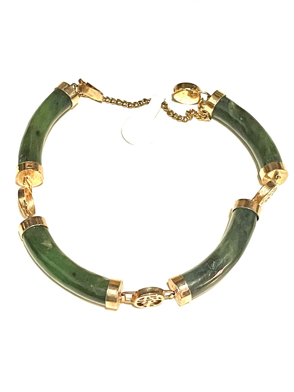 Asian Green Stone Bracelet